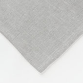 Grey Linen 20 Fotocollage Bijschriften Script Naam Fleece Deken (Hoek)