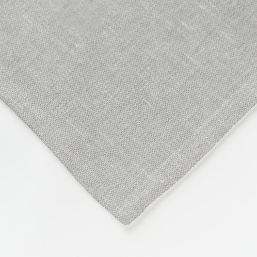 Grey Linen 20 Fotocollage Bijschriften Script Naam Fleece Deken (Hoek)