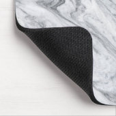 Grey Marble Black, drie Letter-monogram Muismat (Hoek)