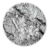 Grey Marble Kijk Keramische Knop (Voorkant)