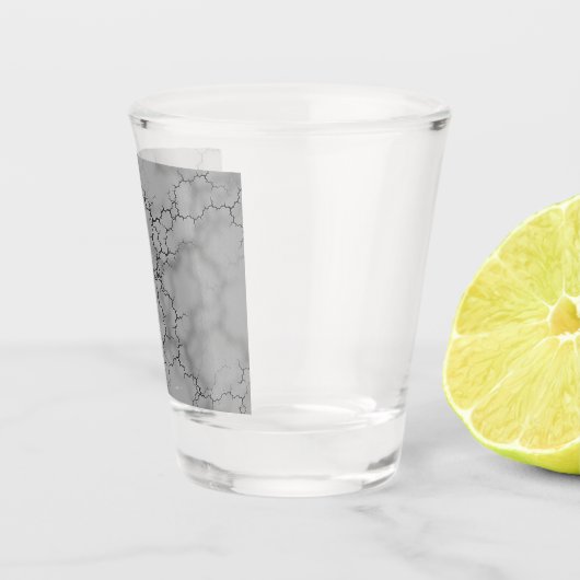 Grey Marble Pattern Vaderdag Shot Glas (Rechts)