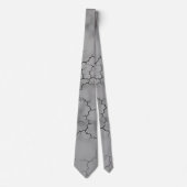 Grey Marble Pattern Vaderdag Stropdas (Voorkant)