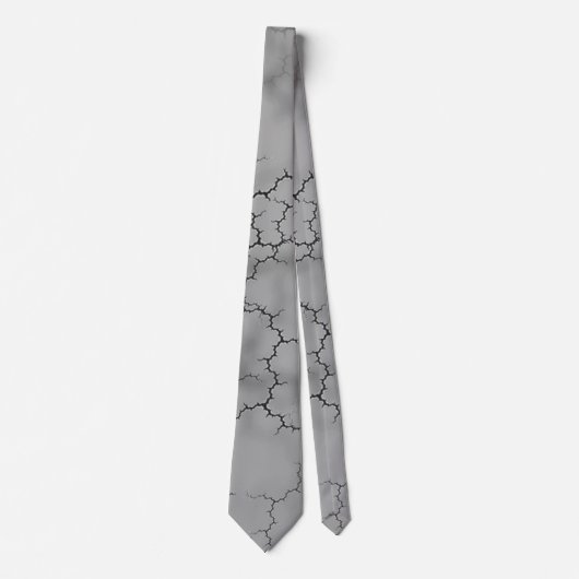 Grey Marble Pattern Vaderdag Stropdas (Voorkant)