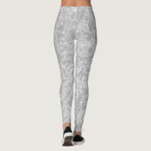 Grey Marble Patterned Leggings  (Achterkant)