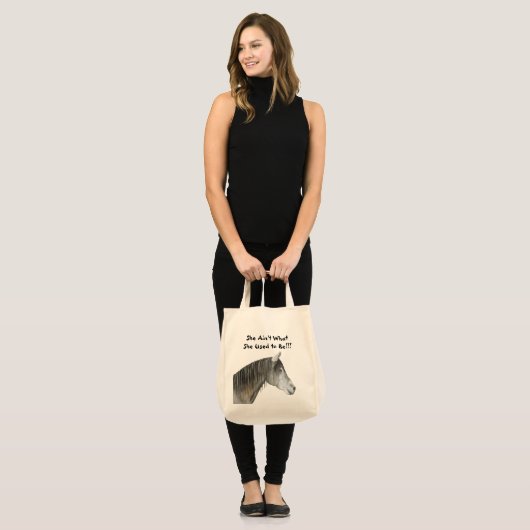 Grey Mare Canvas tas (Voorkant (model))