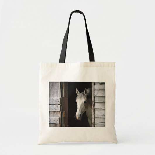 Grey Mare Horse Budget Tas (Voorkant)
