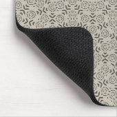 Grey minimalist Penrose geometric design desk mat Muismat (Hoek)