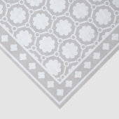 Grey Modern Bone Inlay Decoupage Paper Tissuepapier (Detail)