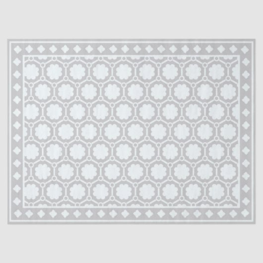 Grey Modern Bone inlay Decoupage Paper Tissuepapier (Voorkant)