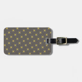 Grey Modern Luggage Tag Bagagelabel (Voorkant horizontaal)