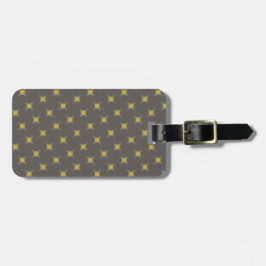 Grey Modern Luggage Tag Bagagelabel