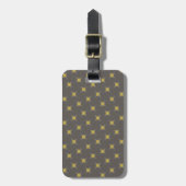 Grey Modern Luggage Tag Bagagelabel (Voorkant verticaal)
