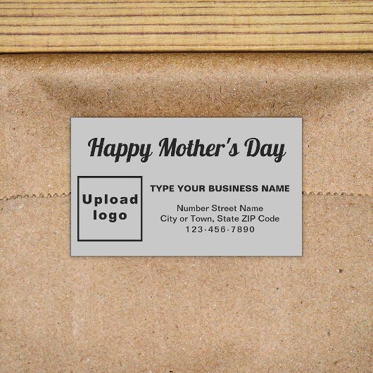 Grey Moeder Day Business Rectangle Sticker