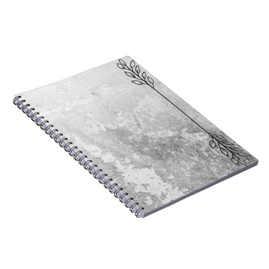 Grey Notebook with Edge Accent Notitieboek (Rechterzijde)