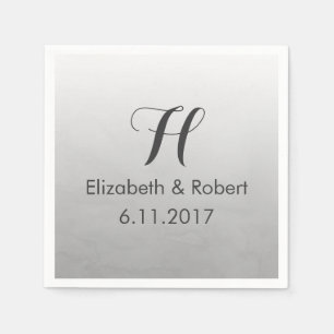 Grey Ombre Waterverf Servetten