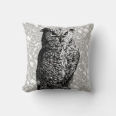 Grey Owl Beer Deer Arrow Patroon New Baby Boy Kussen (Voorkant)