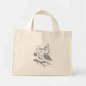 Grey Owl - Canvas tas (Voorkant)