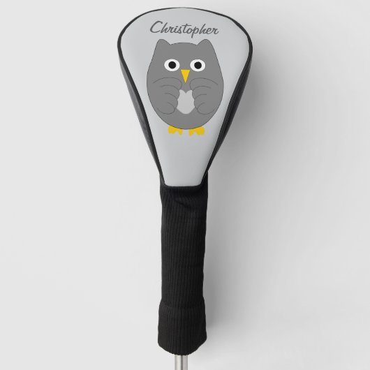 Grey Owl Design Golfheadcover (Voorkant)