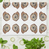 Grey oyster shell tea /Kitchen Towels Theedoek (Gevouwen)