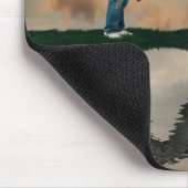 Grey Paard en bruidegom OTTB Muismat (Hoek)