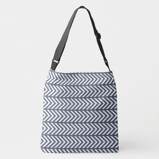 Grey Patterned Crossbody Tas (Achterkant)