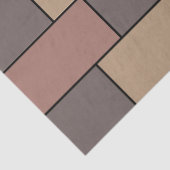 Grey Peach Pink Brick Wall Tissuepapier (Detail)