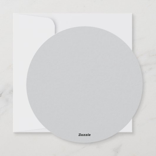 Grey Photo Special Day Celebration Dank u wel Feestdagenkaart (Achterkant)