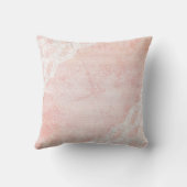 Grey Pink Elephant Girl Modern Baby voor kinderen Kussen (Achterkant)