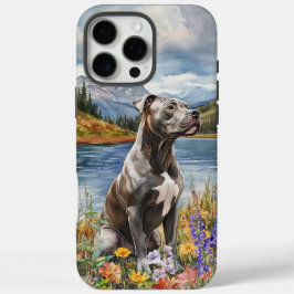 Grey Pit Bull - Stoere telefoonhoes iPhone 16 Pro Max Hoesje