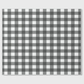 Grey Plaid Cadeaupapier (Vlak)