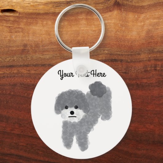 Grey Podle #2 Sleutelhanger (Voorkant)