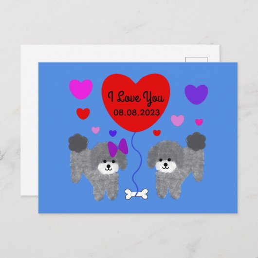 Grey Podle Valentijn #1-2 Briefkaart (Voorkant / Achterkant)