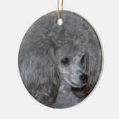 Grey Poodle Ornament (Links)