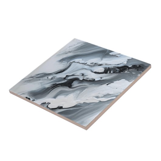 Grey Relief Marmeren Stones Keramische Tegel Tegeltje (Zijkant)