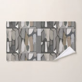 Grey Rock Stone Patroon Bad Handdoek (Handdoek)