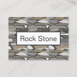 Grey Rock Stone Patroon Visitekaartje