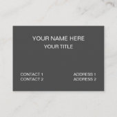 Grey Rock Stone Patroon Visitekaartje (Achterkant)