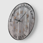 Grey Rustic Barnwood Familie gevestigd Grote Klok (Hoek)