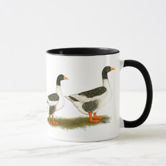 Grey Saddleback Geese Mok