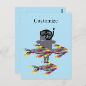 Grey Seal Thunder_Cove Briefkaart (Voorkant / Achterkant)