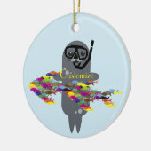Grey Seal Thunder_Cove Keramisch Ornament (Links)