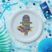 Grey Seal Thunder_Cove Papieren Bordje (Feest)