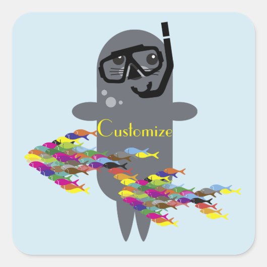 Grey Seal Thunder_Cove Sticker (Voorkant)