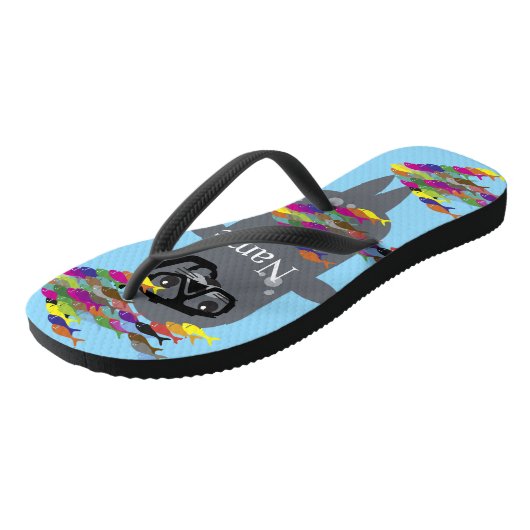 Grey Seal Thunder_Cove Teenslippers (Schuin)