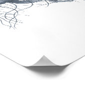 Grey Sealife Group 12A print #2 Jelly fish (Hoek)