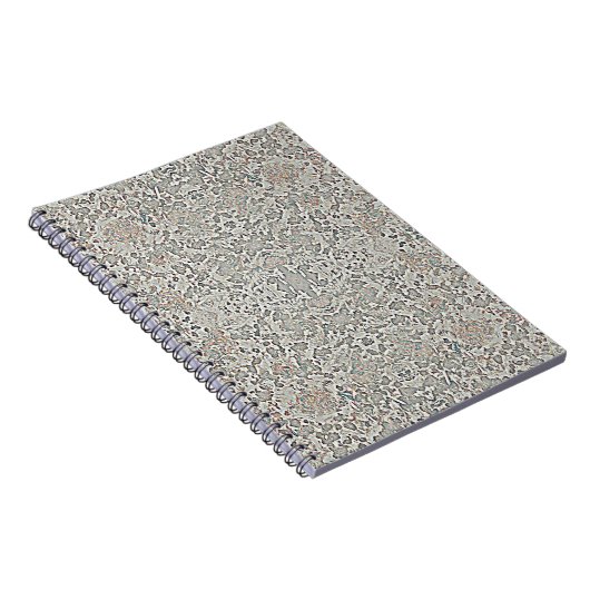 Grey Shapes Pattern Notitieboek (Rechterzijde)