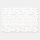 Grey Sheep Eid Mubarak Kinder Inpakpapier Vel (Voorkant 2)