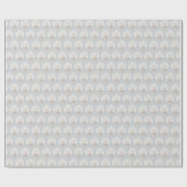 Grey Shell White Pearl Bridal Shower Cadeaupapier (Vlak)