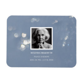 Grey Shimmer begrafenisherdenking rouwverwerking Magneet