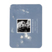 Grey Shimmer begrafenisherdenking rouwverwerking Magneet (Verticaal)